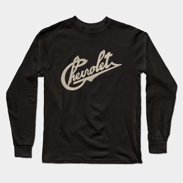 Vintage Chevy Long Sleeve T-Shirt by Buck Tee